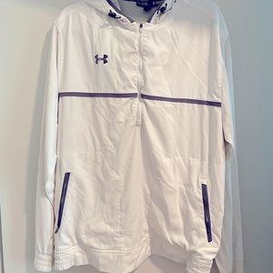 Under Armour - hooded quarter zip jacket